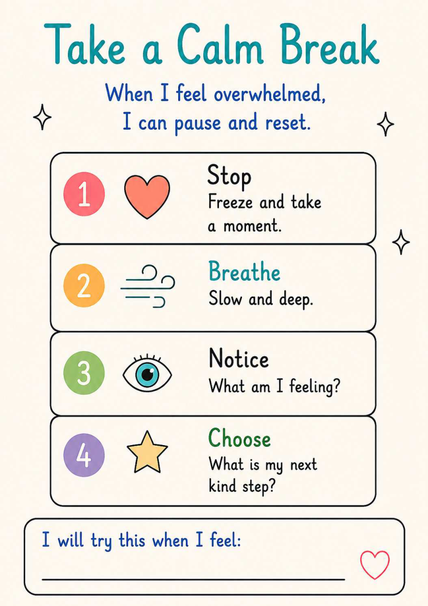 Official calm break page